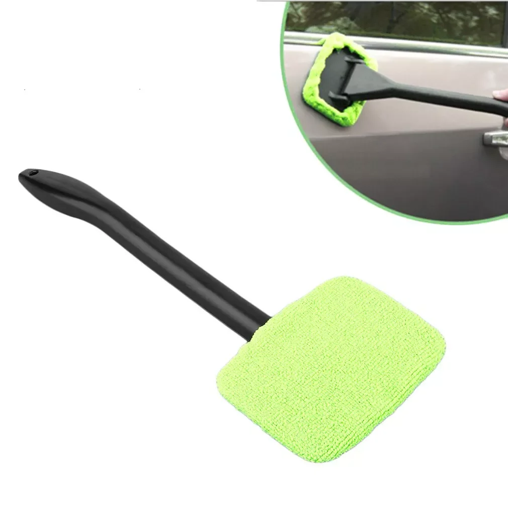 

Microfiber car window cleaner long handle car wash car brush window windshield wiper cleaner car cleaning tool AD013