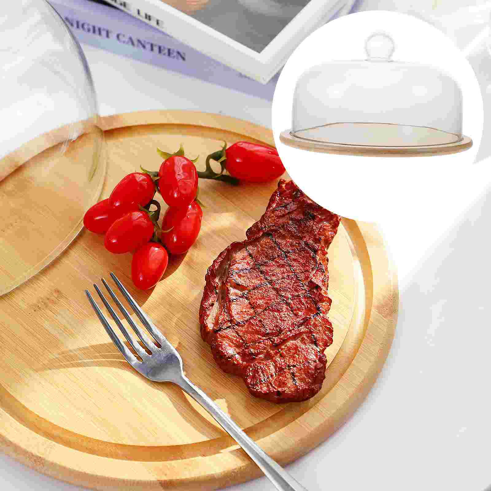 Комплект крышек для лотка торта декор стола палатка стекло еды с тарелкой пыль