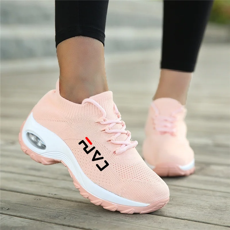 2023 Summer Women Shoes Breathable Mesh New Fashion Light Weight Sports Shoes Casual Walking Sneakers Tennis Shoes Plus Size 42