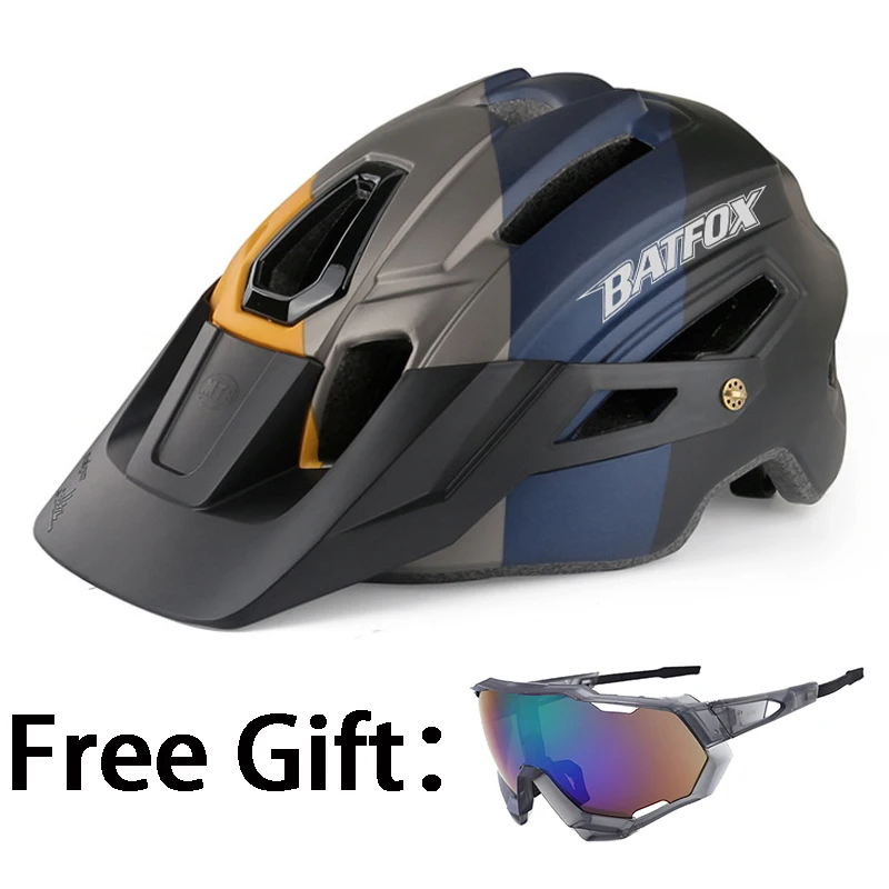 

Шлем велосипедный BATFOX мужской, цельнолитой шлем для горных велосипедов