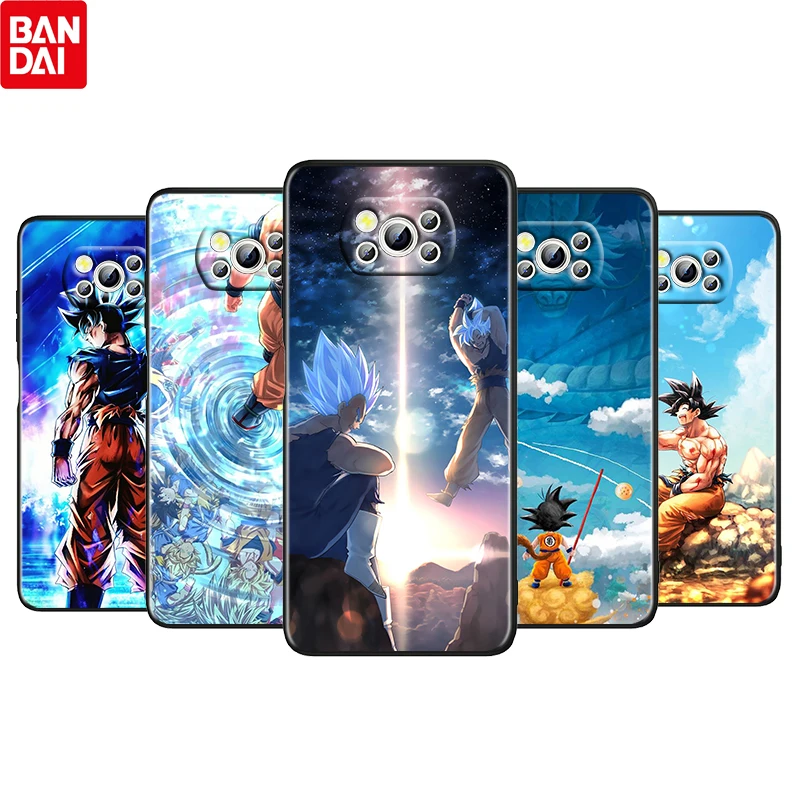 

Hot Anime Dragon Ball Goku For Xiaomi Poco X3 NFC F3 GT M4 M3 M2 F2 X2 Pro Silicone Soft Black Phone Case Funda Coque Capa Cover