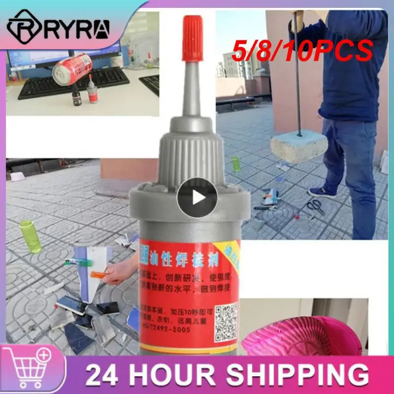 

5/8/10PCS Universal Glue Oily Raw Glue Multi Purpose Adhesive Glue Wood Metal Rubber Tire Repair Glue Soldering Agent Glue For