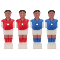 4pcs foosball soccer set football foosball man statue table guys man soccer replacement for kids adults red blue