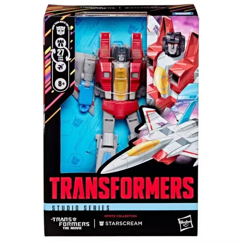 Фото В наличии: Игрушки-трансформеры Hasbro SS86 Movie 40th Anniversary Starscream V Level, подвижная модель робота-куклы, коллекционная игрушка, подарок. №2
