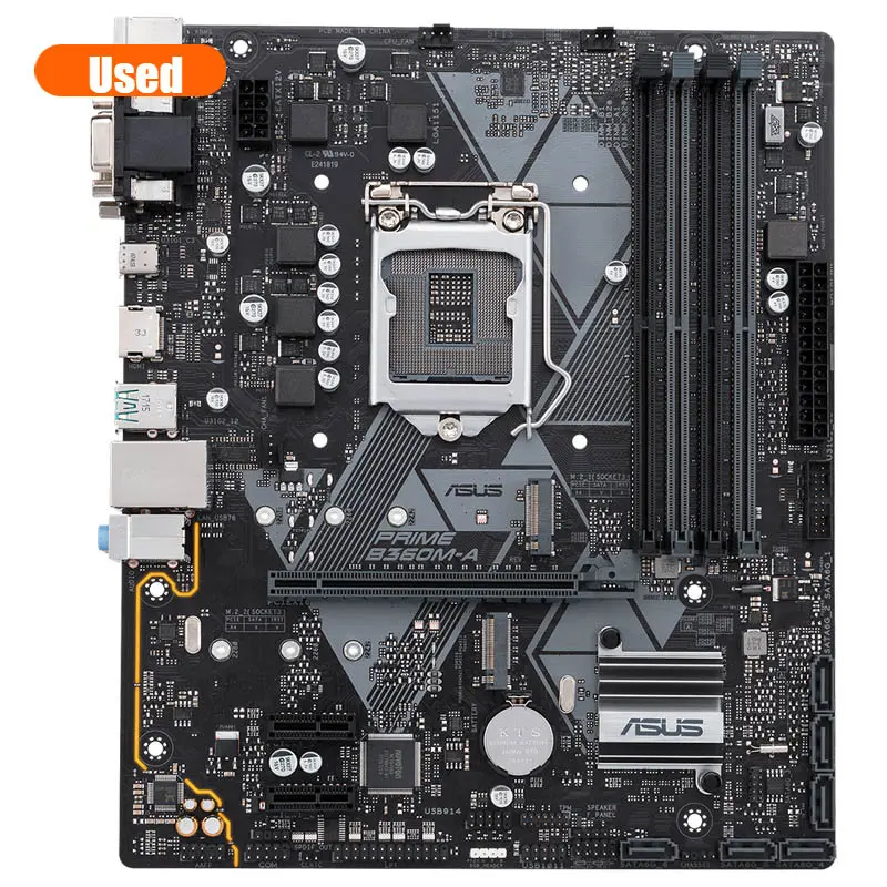 

Asus PRIME B360M-A With Intel B360 LGA 1151 Micro-ATX Desktop Motherboard