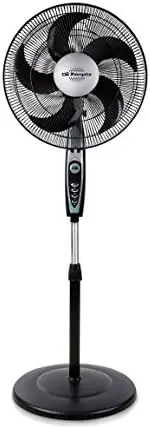 

Sf 0149 - Ventilador De Pie Oscilante, Tamaño Aspas 40 Cm, Altura Regulable, 3 Velocidades, 60 W, Negro