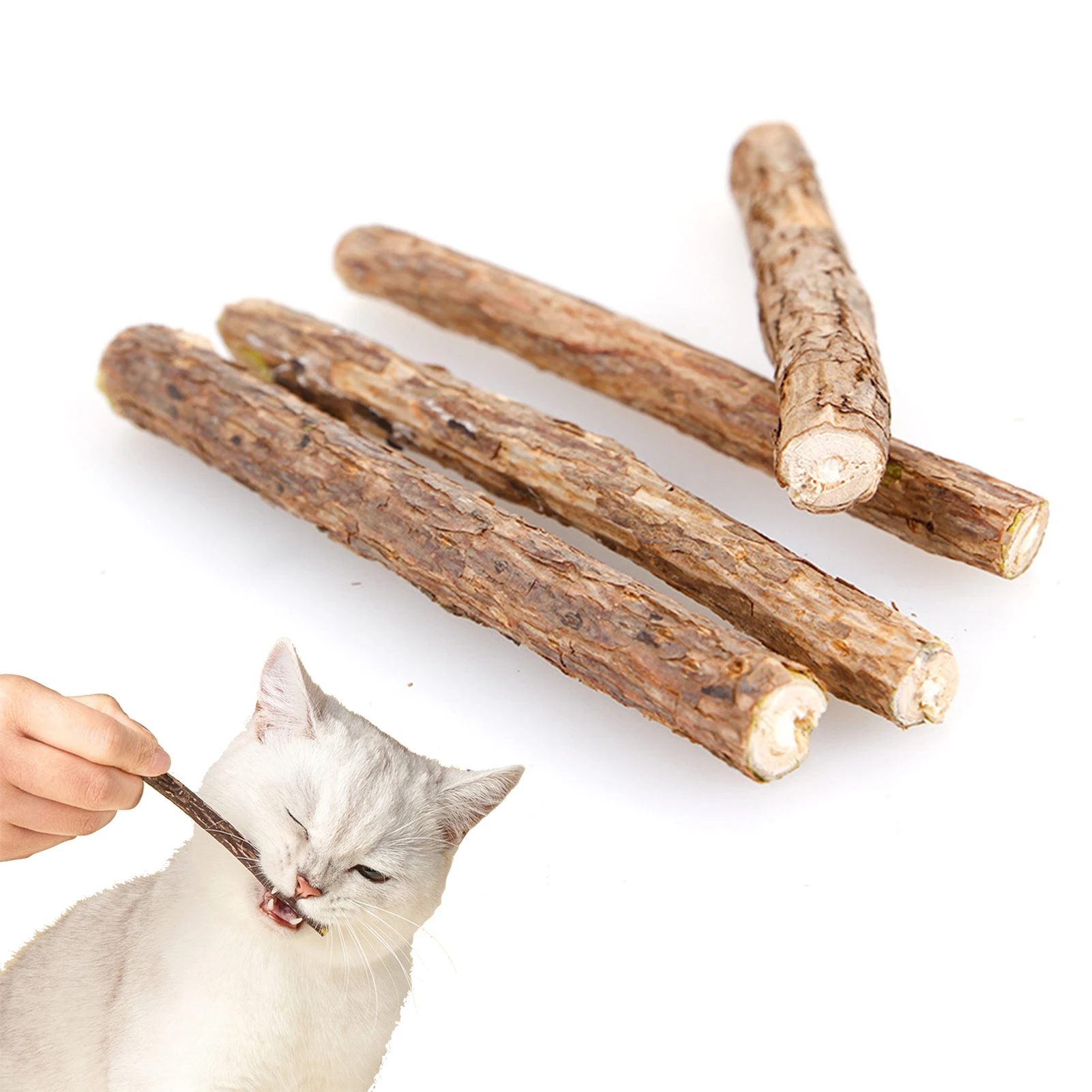 

Cat Chew Sticks Toy 30-Pcs Safe Kitten Toys Cat Chew Toy Rods Interactive Pet Snacks Molar Tools Rods Supplies