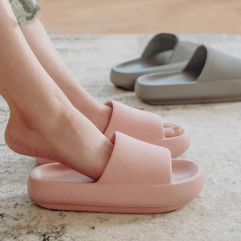 Thick Sole Summer Beach Slides Bathroom Anti-slip Slipper So