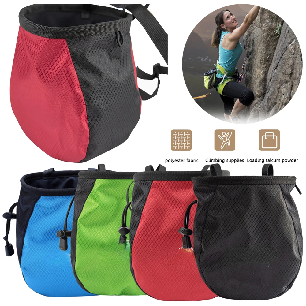

1 шт. пояс для хранения магниевого порошка, нескользящий меловой мешок для боулдеринга, гимнастики, тяжелой атлетики, оборудование для скалолазания