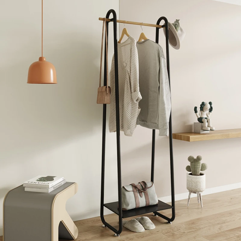 

Garden Nordic Room Coat Racks Organizer Conference Wall Auvents Racks Standing Garment Filing Cabeceros Nordic Furniture LJX35XP