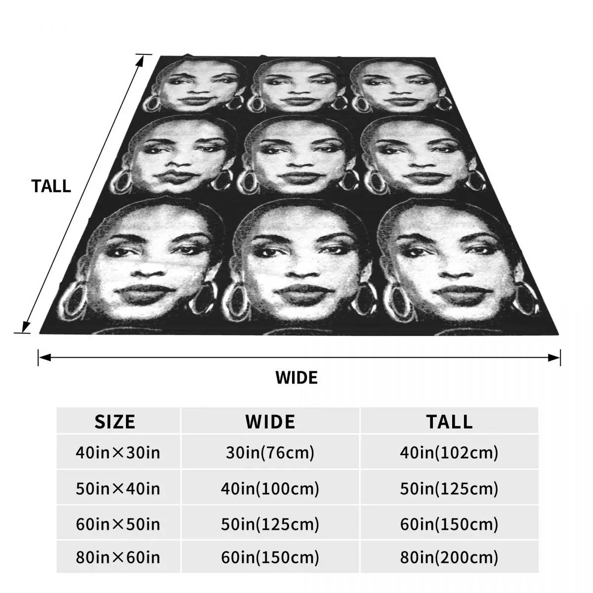 Фланелевое одеяло в стиле хип-хоп S-Sade Adu модное для дома покрывала 150*125 см