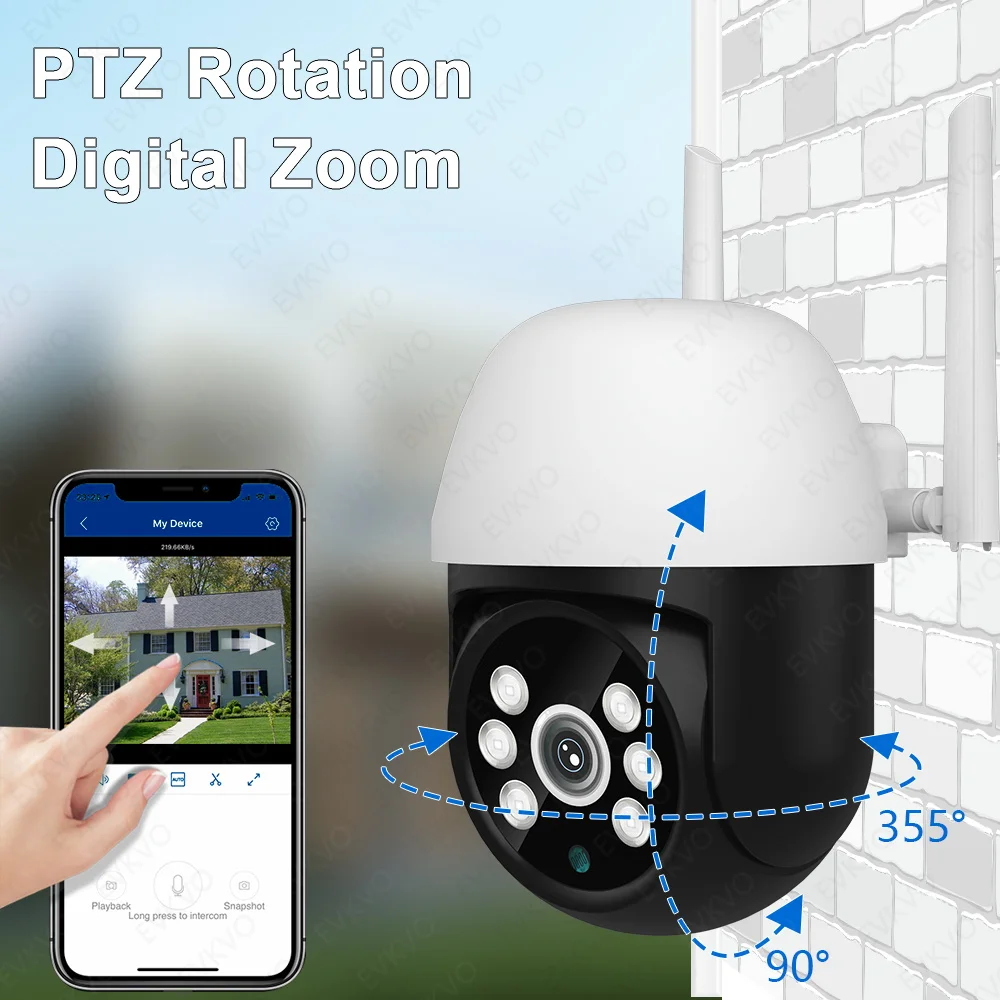 Умная мини-камера с поддержкой Wi-Fi 3 Мп |