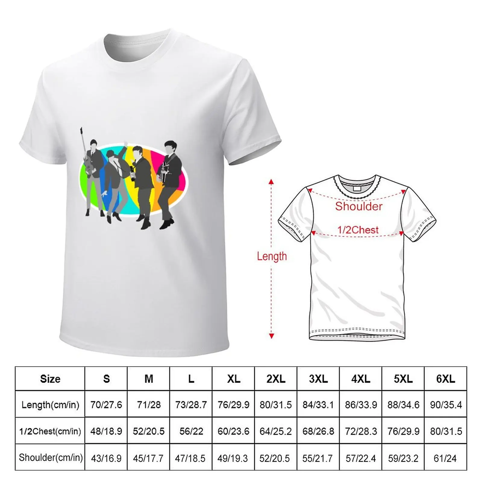 Футболка Beatles винтажная футболка с рисунком милые топы мужская