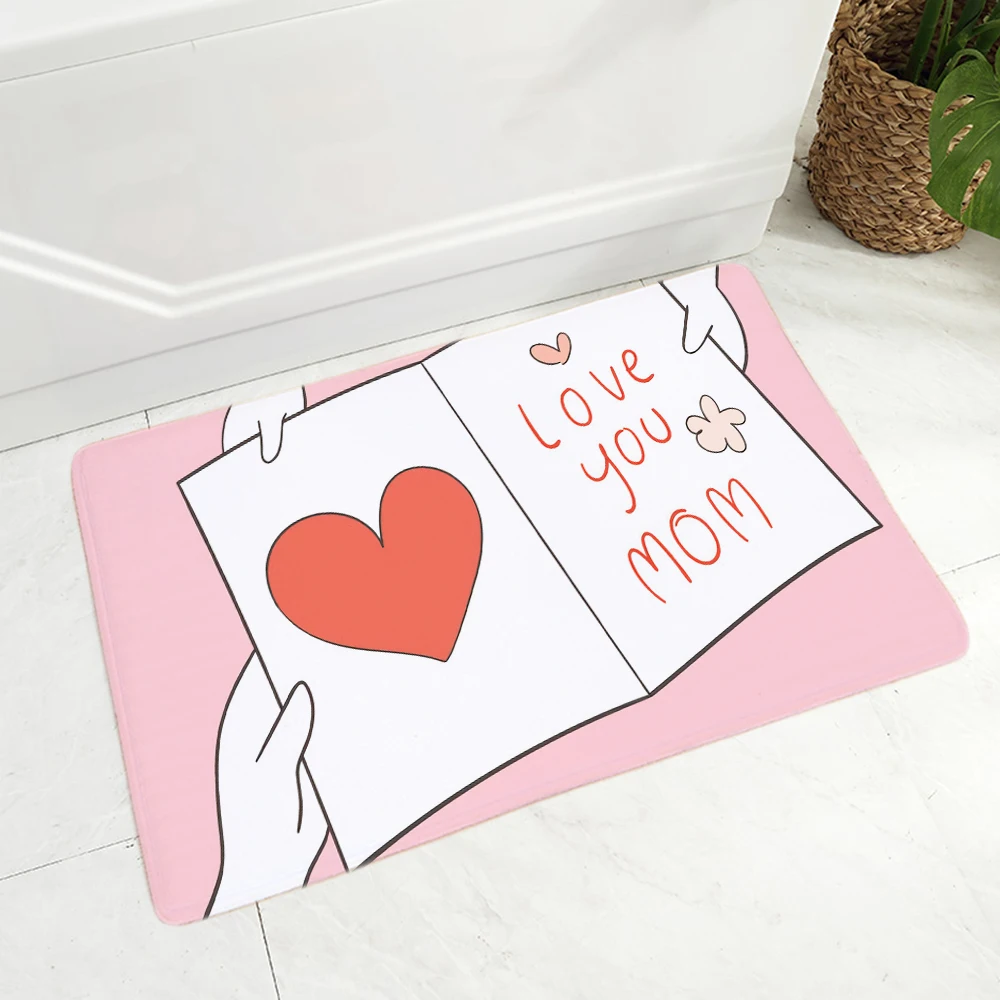 

Cartoon Animal Print Carpet Bathroom Absorbent Mat Corridor Entrance Doormat Children'S Room Bedside Carpet 80x120cm Rug