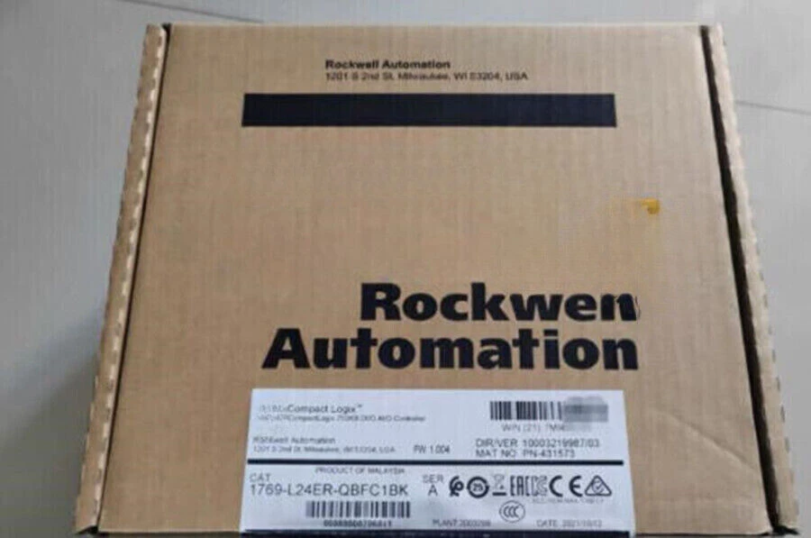 AB 1769-L24ER-QBFC1BK Новая доставка DHL/FedEX-