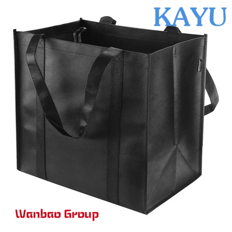 China Factory Custom Promotional Logo Printed Non-woven bag Reusable Grocery Tote Bags Heavy Duty Shopping PP Non Woven Bag
