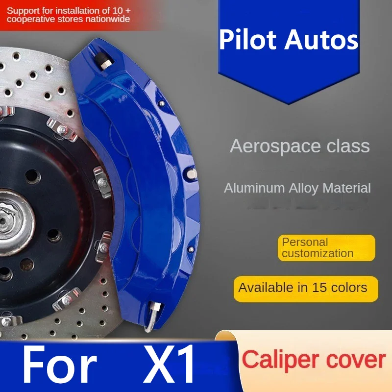 

For BMW X1 Car Brake Caliper Cover 3D Aluminum Metal Kit Fit 1.5TsDrive20Li 18Li 2016 2018 2019 2020 2021 2022