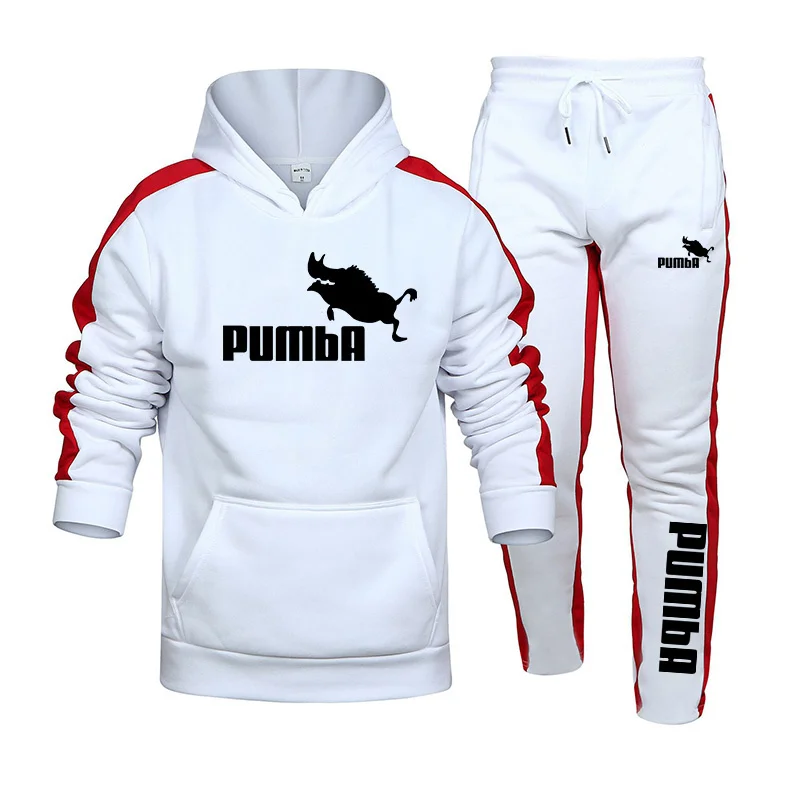 

2023 ot Sale Mens Tracksuit ooded Sweatsirts and Joer Pants i Quality ym Outfits Autumn Winter Casual Sports oodie Set