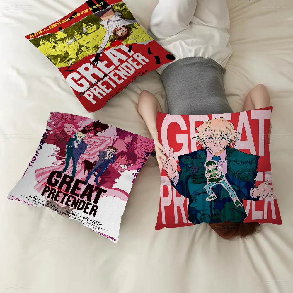 Чехол для подушки Great Pretender наволочка с декором принтом чехол дивана