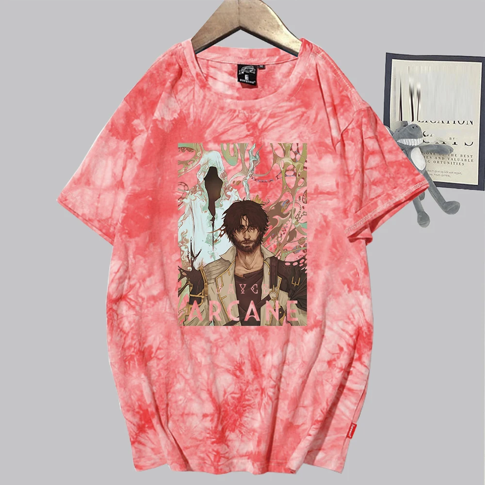 Футболка унисекс с круглым вырезом Arcane Jayce Graffiti