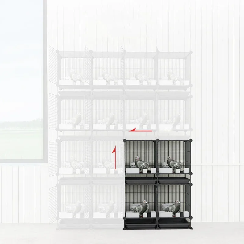 Большая трехэтажная вспышка с разными пространствами