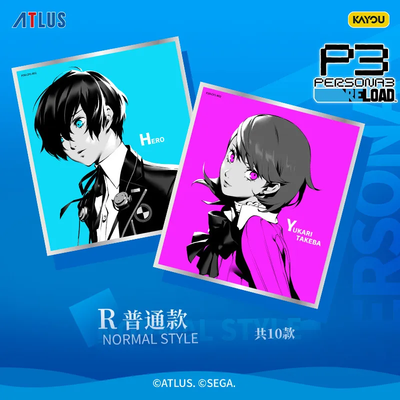 Фото Официальные коллекционные карты Kayou Persona 5 Royal Phantom Art Board, полный набор, карты персонажей аниме Persona 3 Reload Moon Shadow №4