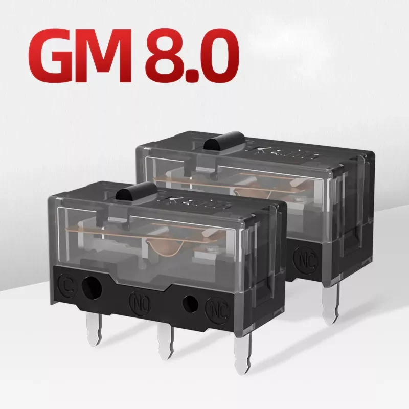 

2/3pcs Kailh micro switch 80M life gaming mouse Micro Switch 3 Pin black dot used on computer mice left right button kailh GM8.0