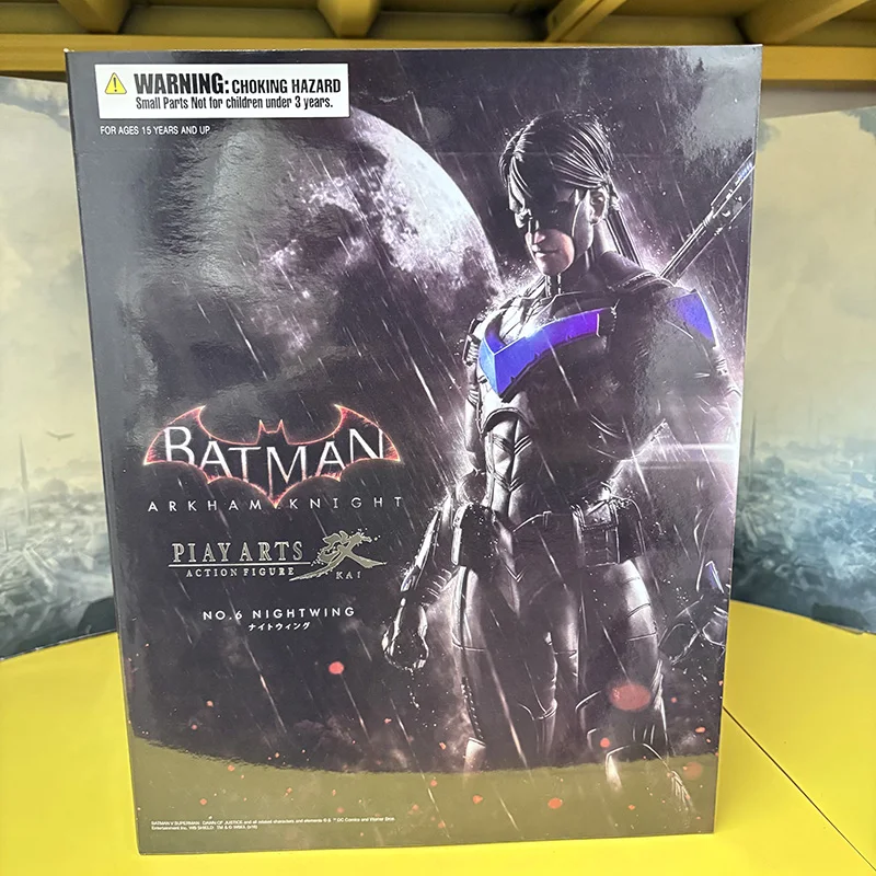 Фото Play Arts Marvel Фигурка Бэтмена Темный рыцарь Ночное крыло ПВХ Фигурки Коллекционная фигурка Модель игрушки Подарки на день рождения №2