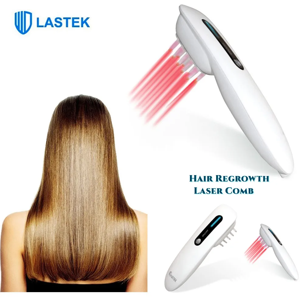 

LLLT 650nm Anti Hair Loss Treatment Laser Hair Growth Comb Hair Regrowth Head Massage Hair Brush Comb Hair Care