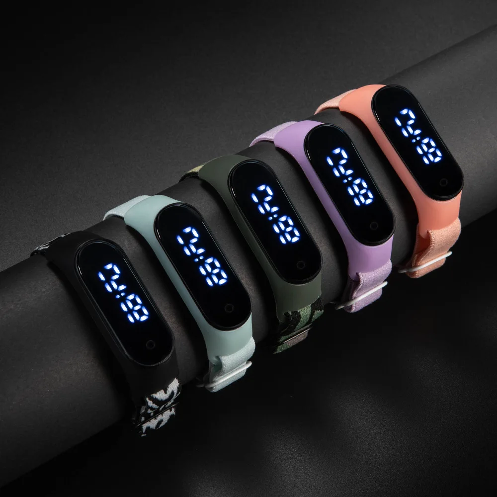 

Ремешок резиновый для mi band 6 5, регулируемый эластичный нейлоновый браслет для соло, браслет для xiaomi Mi band 4 3