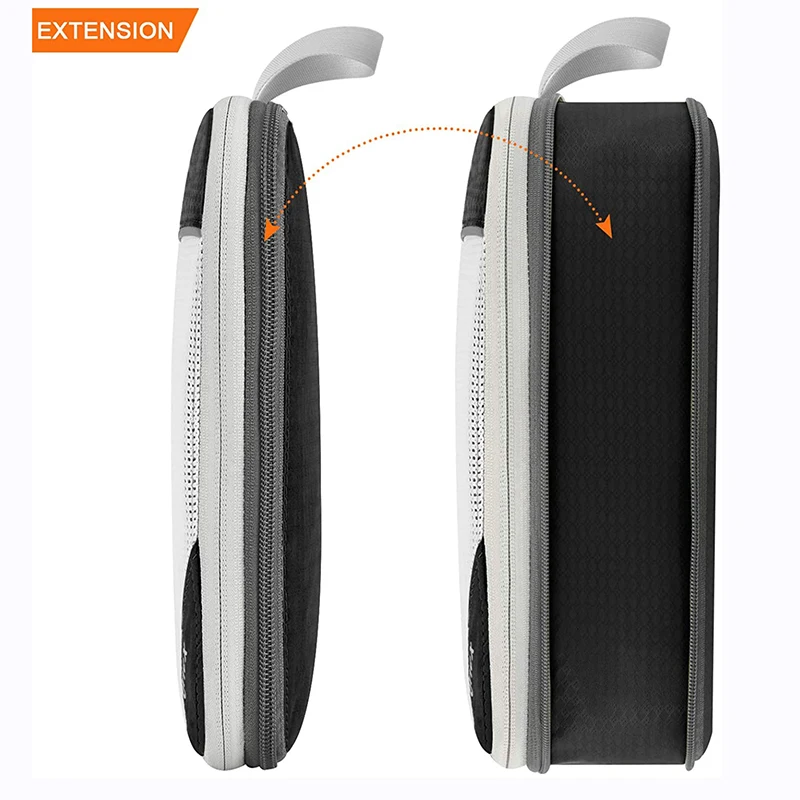 3/6PCS Compressed Travel Packing Cubes Storage Organizer Set with Shoe Bag Luggage Portable Suitcase Bag Travel Accesorio Viaje