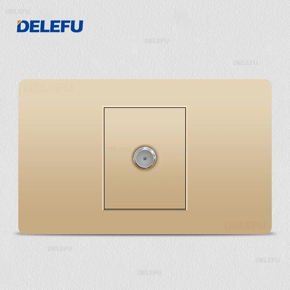 Многофункциональная настольная розетка DELEFU Gold PC 2/1