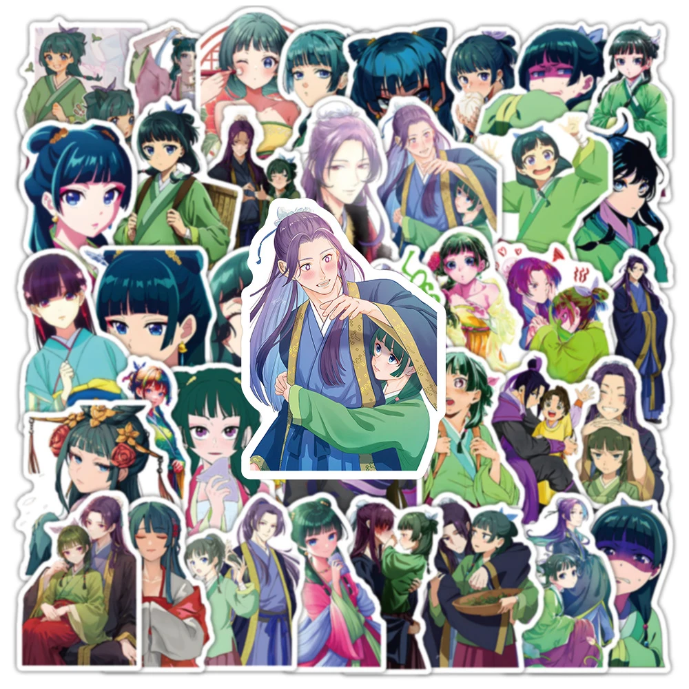10/30/53 шт Maomao Аниме Дневники Аптекаря Наклейки Милые мультяшные наклейки