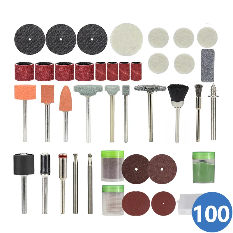

Набор аксессуаров для абразивного роторного инструмента, Набор насадок для электрической мини-дрели для шлифовки, полировки, резки, гравир...