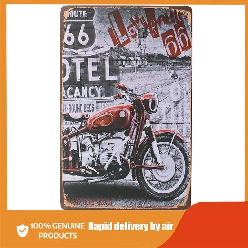 

Indian Motorcycle Metal Tin Sign Vintage Art Poster Plaque Garage Home Wall Decor wall decoration outdoor decor vintage