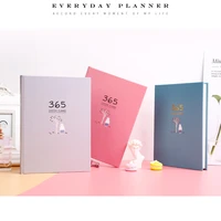 creative work schedule book 365 day planner book kawaii cartoon diary notebook efficiency manual agenda 2022 student stationery