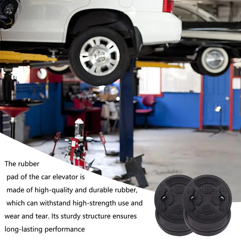 Автомобильные подъемные накладки круглые противоскользящие резиновые на