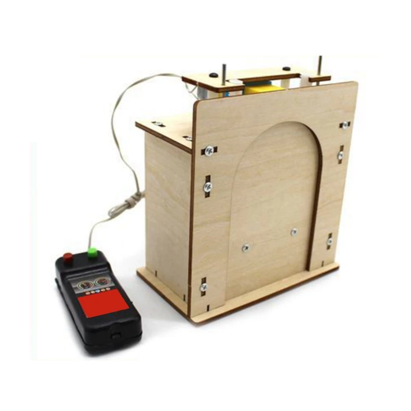 Деревянная подъемная дверь № 1 самодельная модель для дома гаража набор