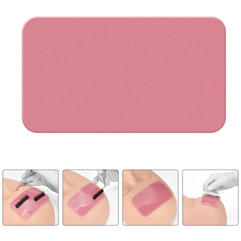 

Eyelash Forehead Lash Holder Pad Silicone Pads Grafting Pallet Extension False Glue Eyelashes Tools Stickers Cushions Fake Loose