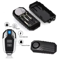 wireless anti theft motorcycle bike alarm with remote waterproof bicycle security alarm vibration sensor 113db loud