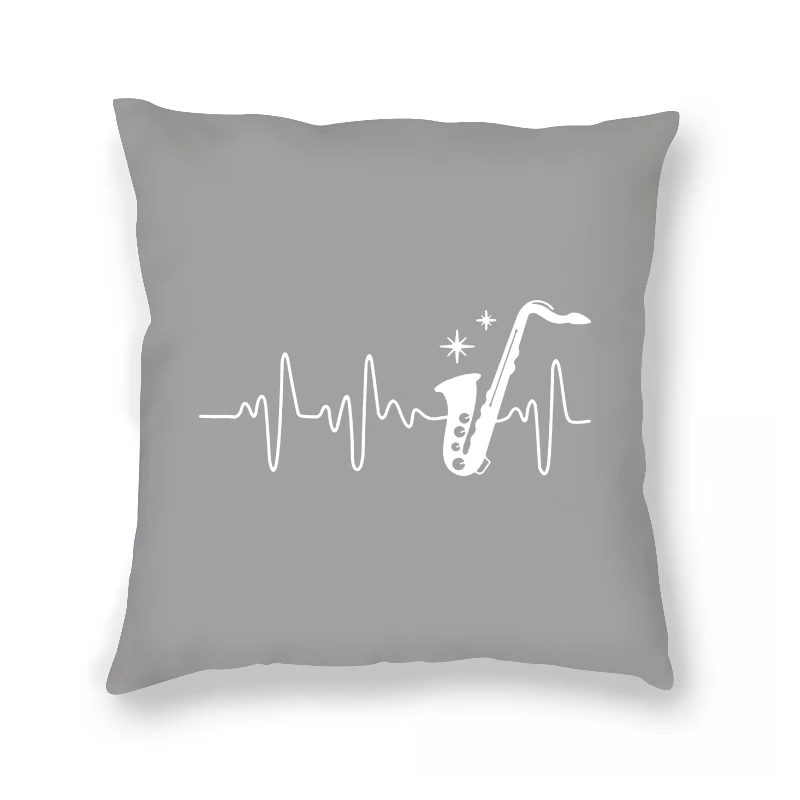 

Heartbeat Saxophone Pillow Case for Saxophonists