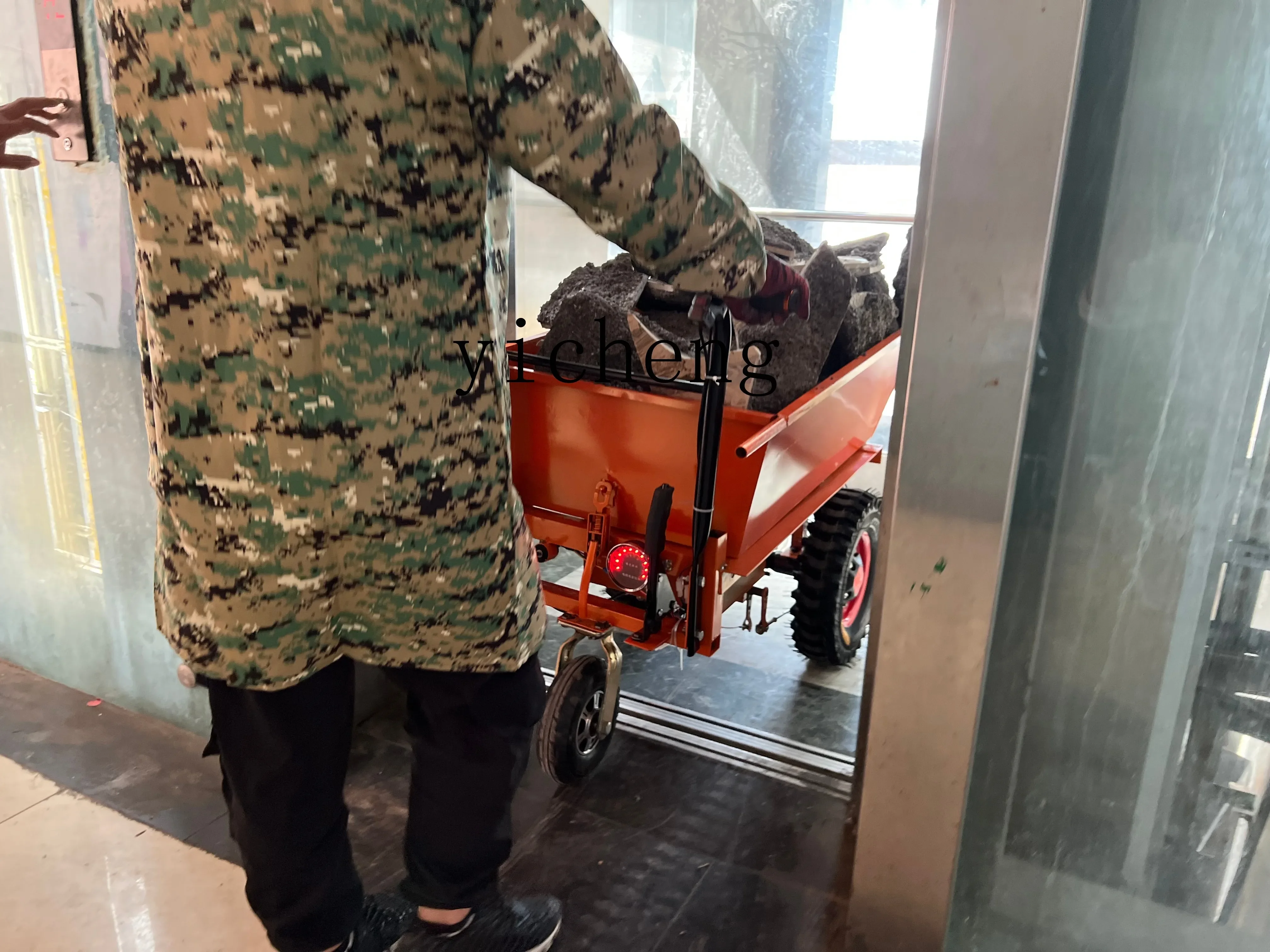 Трехколесный электромобиль ZK сельскохозяйственная техника для транспортировки