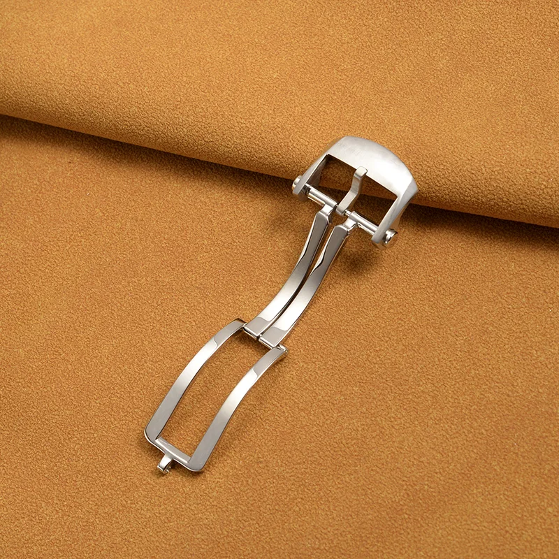 High Quality 20mm Silver Stainless Steel Deployment Clasp For Breitling Watchband Strap Metal Accessory Buckle
