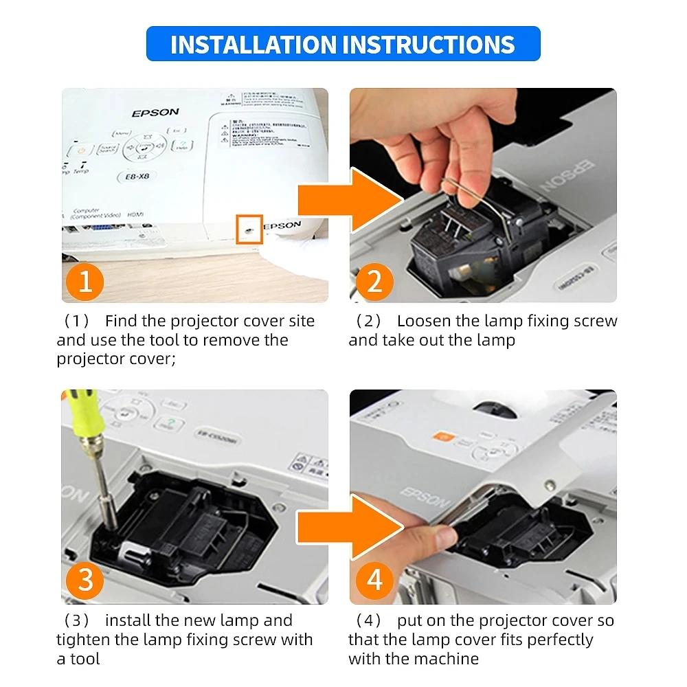 Высококачественная сменная лампа ELPL54 для проектора EPSON PowerLite HC 705HD 79 S7 S8 + W7 H309A H309C