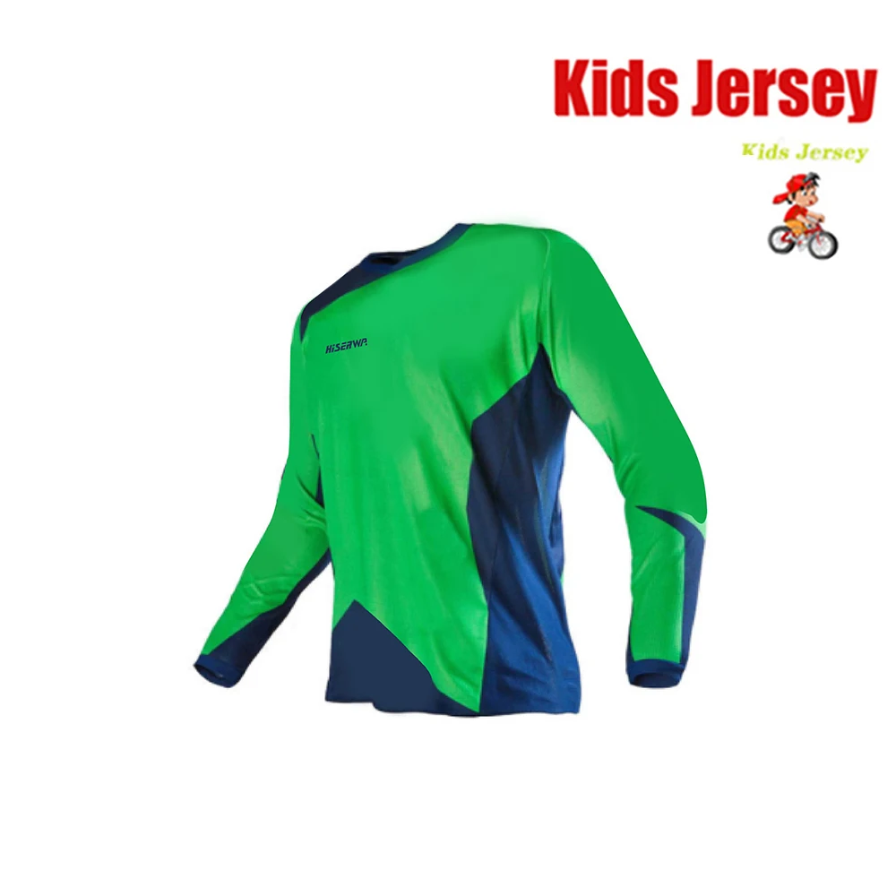 Kids Motocross Jersey Downhill Cycling Jerseys Mountain Bike Shirt Motorcycle MTB T-Shirt Clothing