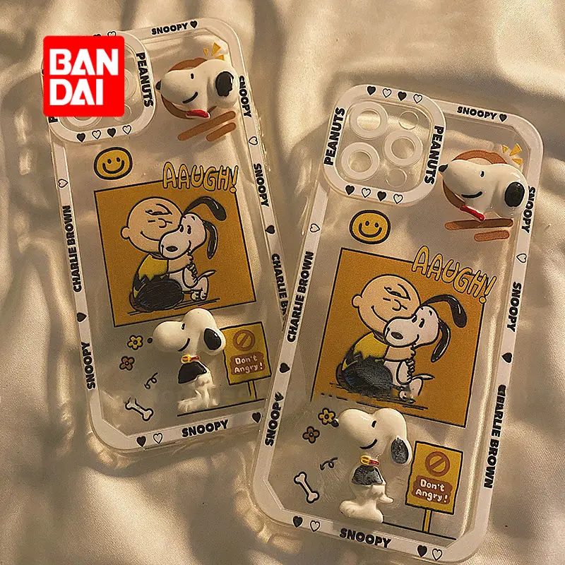 

Bandai Disney 3D Case for iPhone 13Pro 12 12Pro 11 Pro X XS Max XR 7 8 Plus Kawaii Phone Back Cover Cartoon Clear Soft Fundas