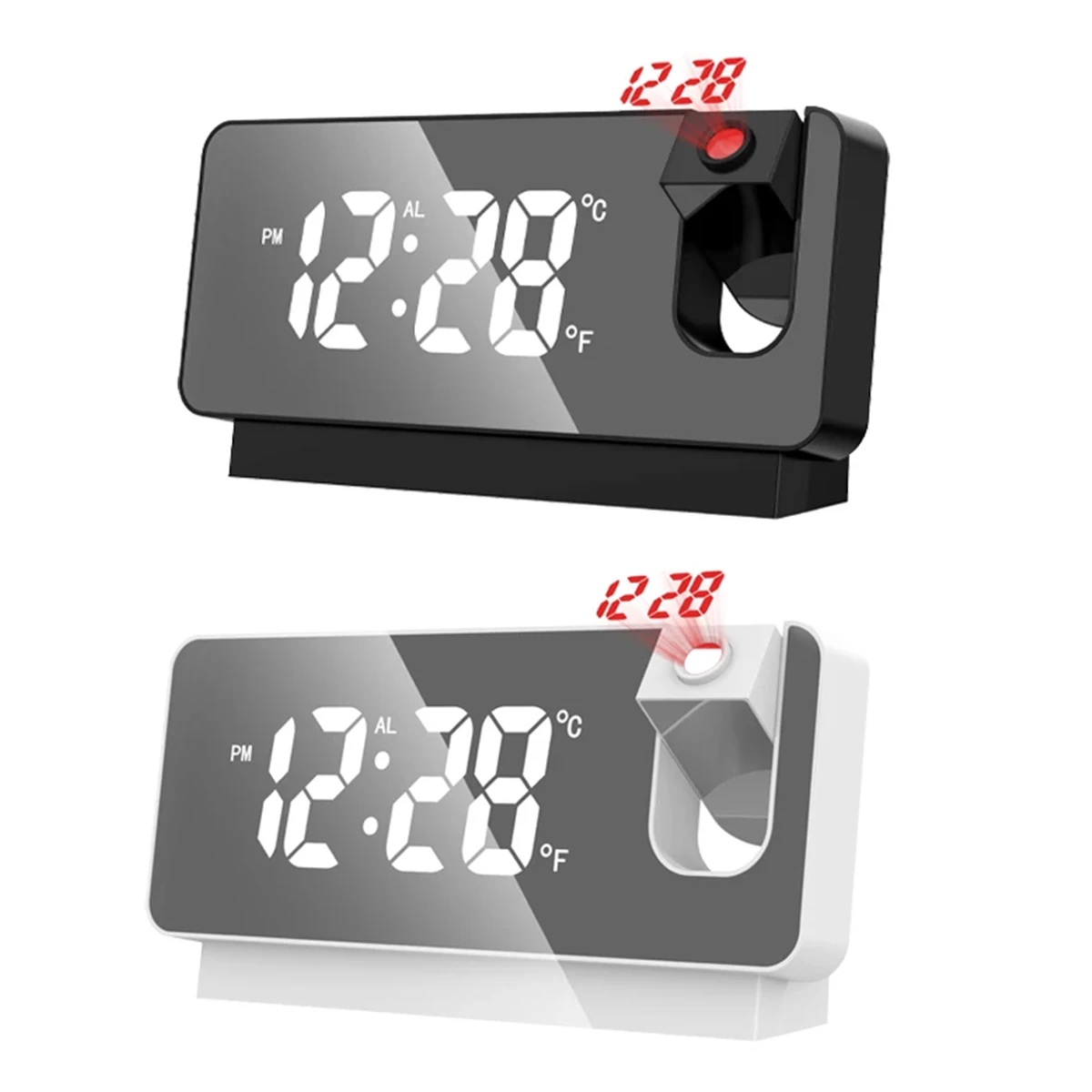 Reusable Digital Alarm Clock With Large 7.3