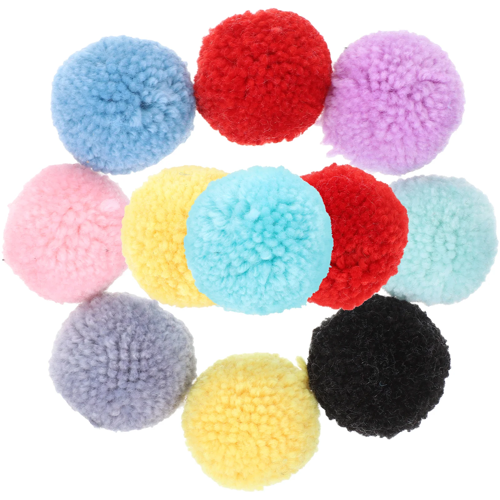 

12pcs Craft Balls Crafts Pom Poms Fluffy Pom Poms Large Pom Poms Pom Pom Balls Colorful Pom Pom Balls