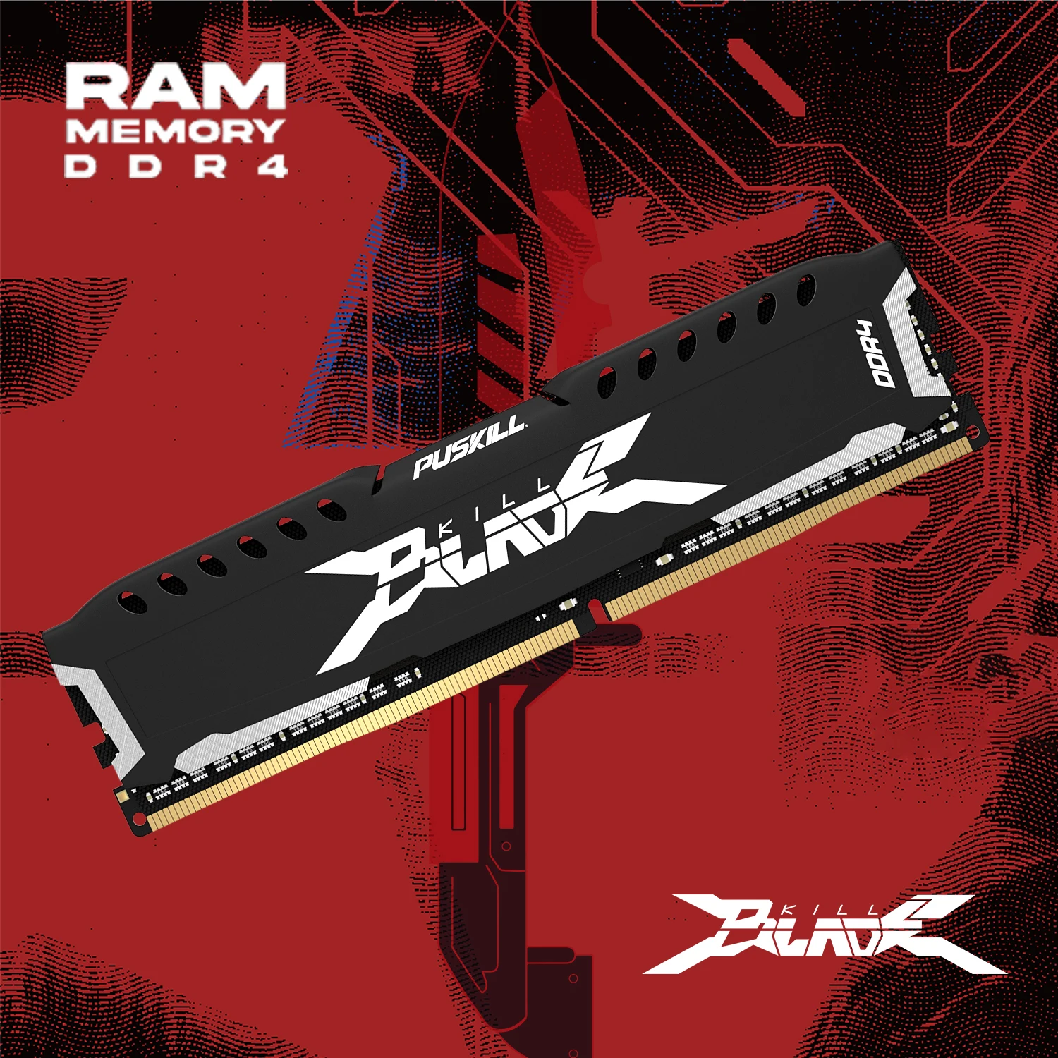 Фото PUSKILL Настольная Оперативная Память DDR4 16 ГБ X 2 8 ГБ X 2 8 ГБ X 1 3200 МГц 2666 МГц С Охлаждающим Плавником Опция Обновл... №3