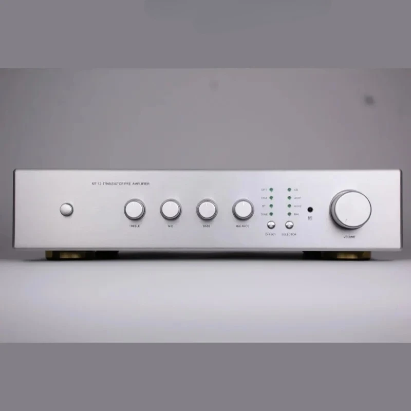 Фото Новый Hi-Fi предусилитель MT-12 с двумя ЦАП PCM1794, Bluetooth 5.4, FET-транзисторами класса А и функцией усилителя №2